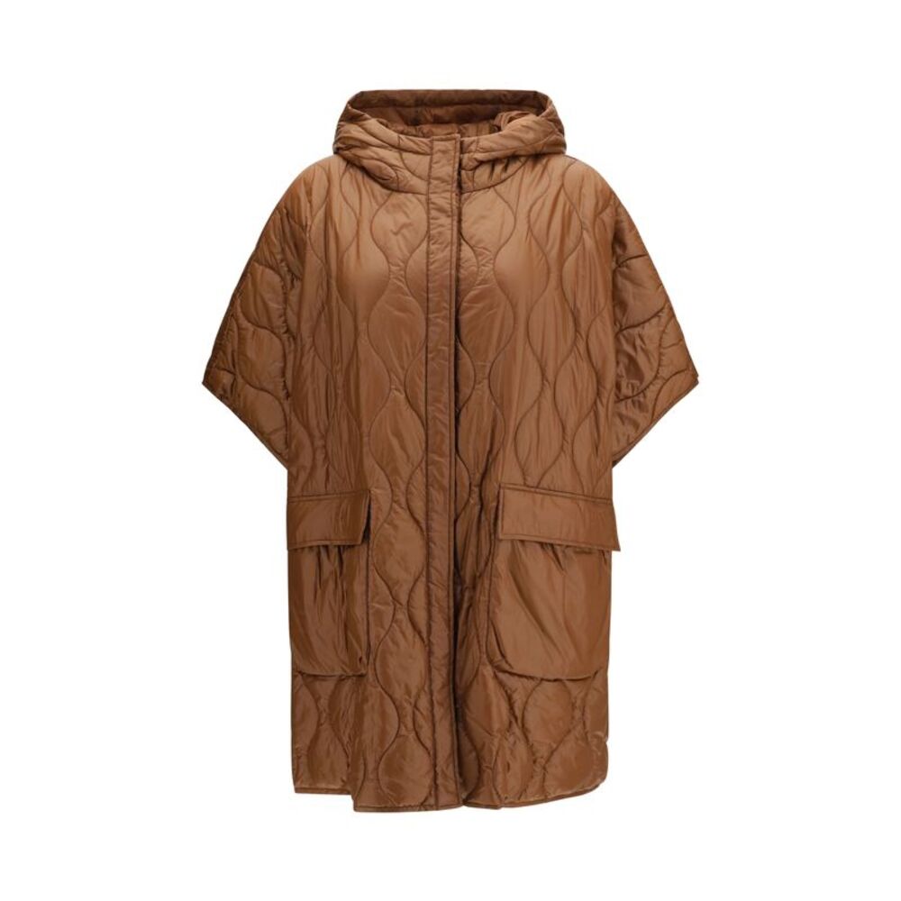 Woolrich Women Quilted Urban Light Nylon Cape